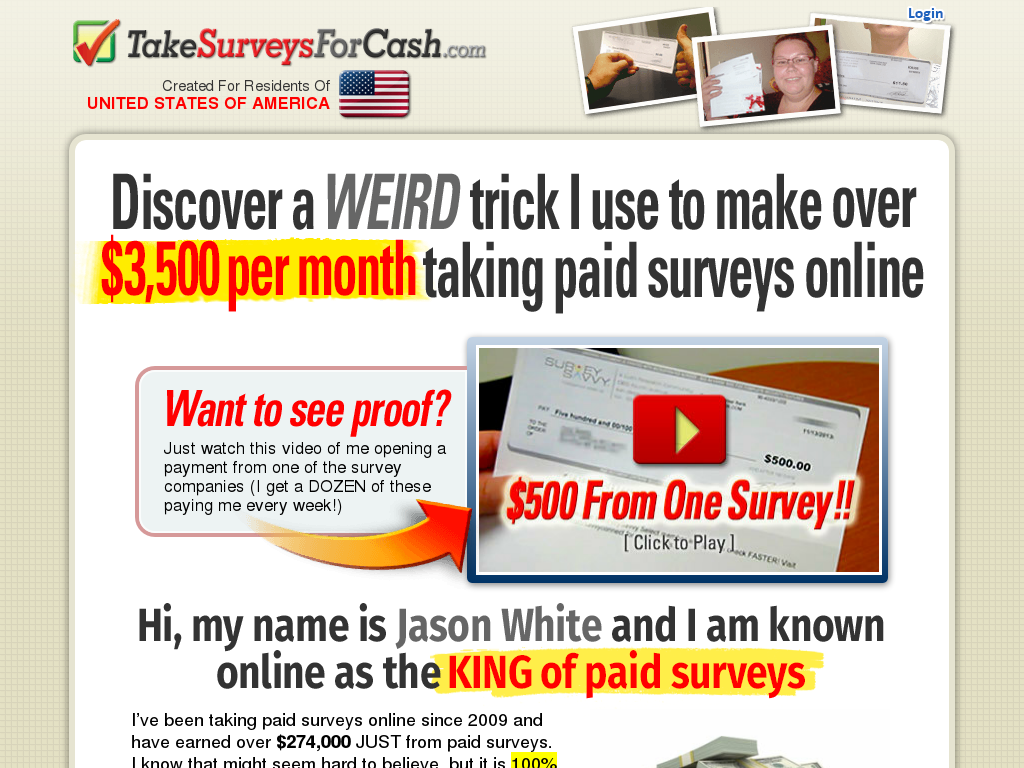 Take Surveys For Cash 1 Paid Survey Site On Cb - product summary