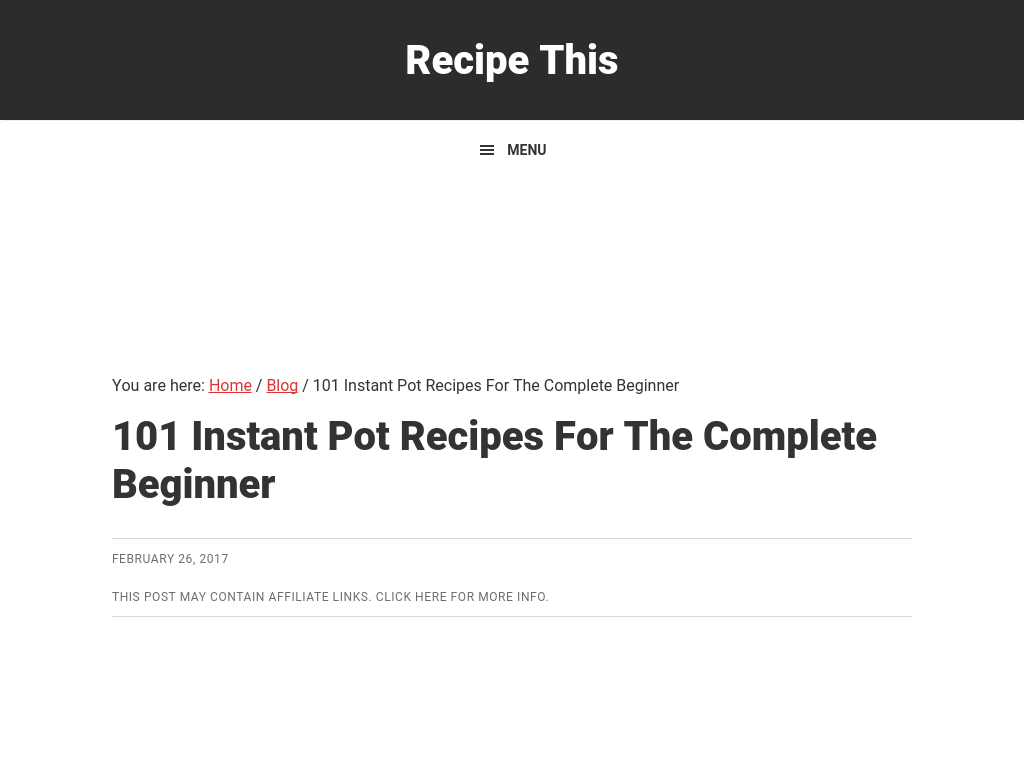 101 Instant Pot Recipes For The Complete Beginner Recipe This Cooking Food And Wine Guide 9762