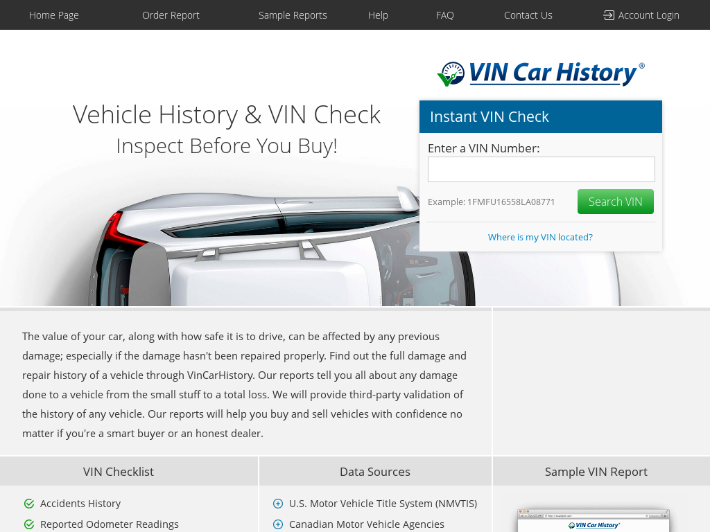 Купить отчет по вин. Vehicle VIN Lookup. VIN check. VIN History. VIN number Lookup.