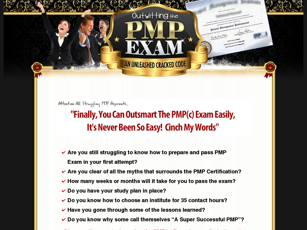 Outwitting The PMP Exam: